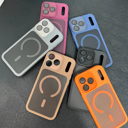 Matte Translucent Magnetic Phone Case Compatible with iPhone 18 17 16 15 14 13 12 11 Pro Max Plus, Wireless Charging Compatible, Shockproof Bumper Cover with Raised Camera Lens Protection, Precision Cutouts and Skin Friendly