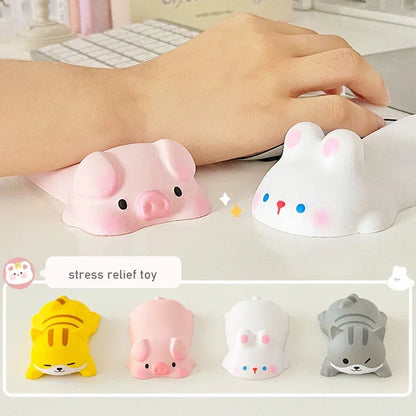New Cute Wrist Rest Support For Mouse Pad Computer Laptop Arm Rest For Desk Ergonomic Kawaii Slow Rising Squishy Toys - Urbizia