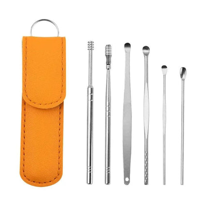 6-Piece Stainless Steel Ear Wax Removal Set