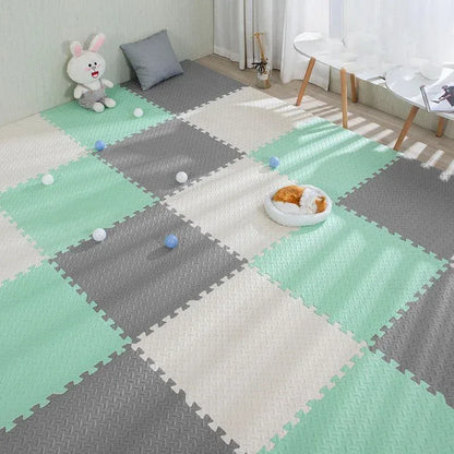 16pcs Foam Baby Play Mat – Interlocking Puzzle Floor Tiles - Urbizia