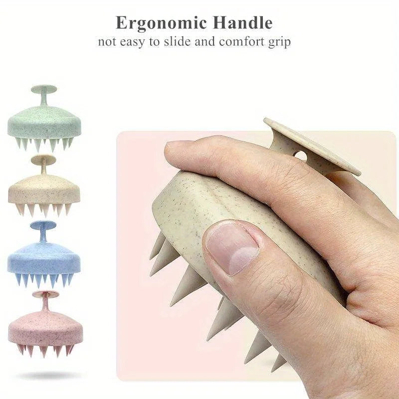 Eco-Friendly Hair Brush & Scalp Massager Set