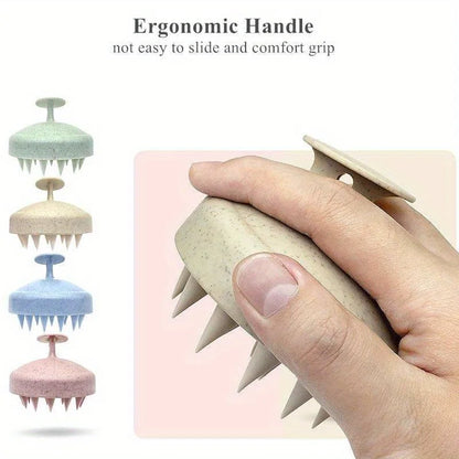 Eco-Friendly Hair Brush & Scalp Massager Set