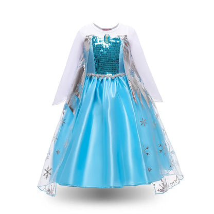 Snow Queen Elsa Dress for Girls – Kids Cosplay