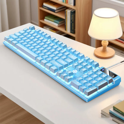 YINDIAO K500 Wired  Keyboard Gaming  Laptop Desktops PC Computer Office Accessories Low Profile Gamer Keyboards With Numpad