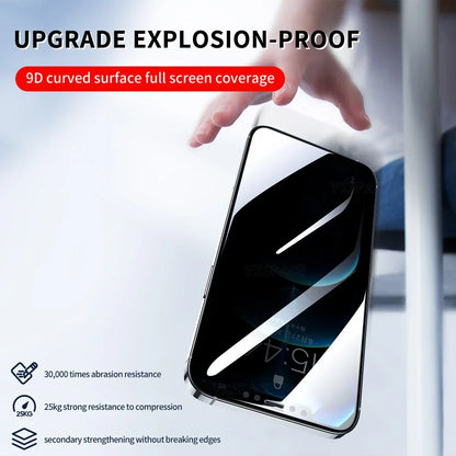 360° Privacy Tempered Glass Screen Protector iPhone