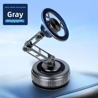 Three-Axis Foldable 360° Rotating Mechanical Arm Car Phone Holder Universal Mount Navigation Vacuum Magnetic Phone Stand