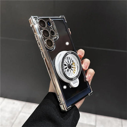 Magnetic Airbag Clear Case for Samsung Galaxy S25 Ultra