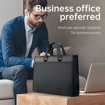 MARK RYDEN Sleek Business Briefcase 15.6 inch Water Repellent Laptop Bag with YKK Zipper