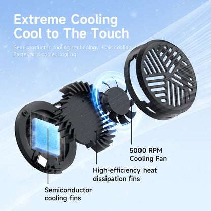 Hagibis Magnetic Phone Cooler 5000RPM Gaming Cooling Fan