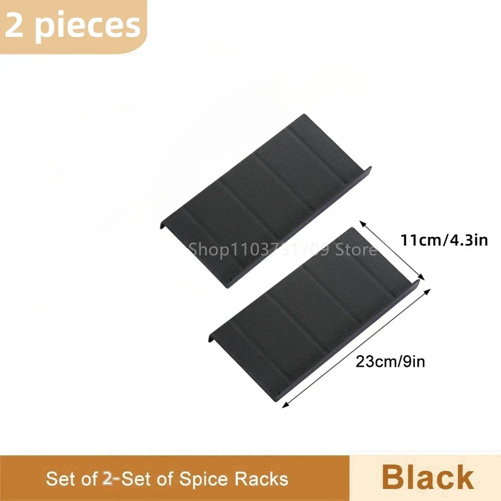 4-Layer Adjustable Spice Drawer Organizer Rack Set