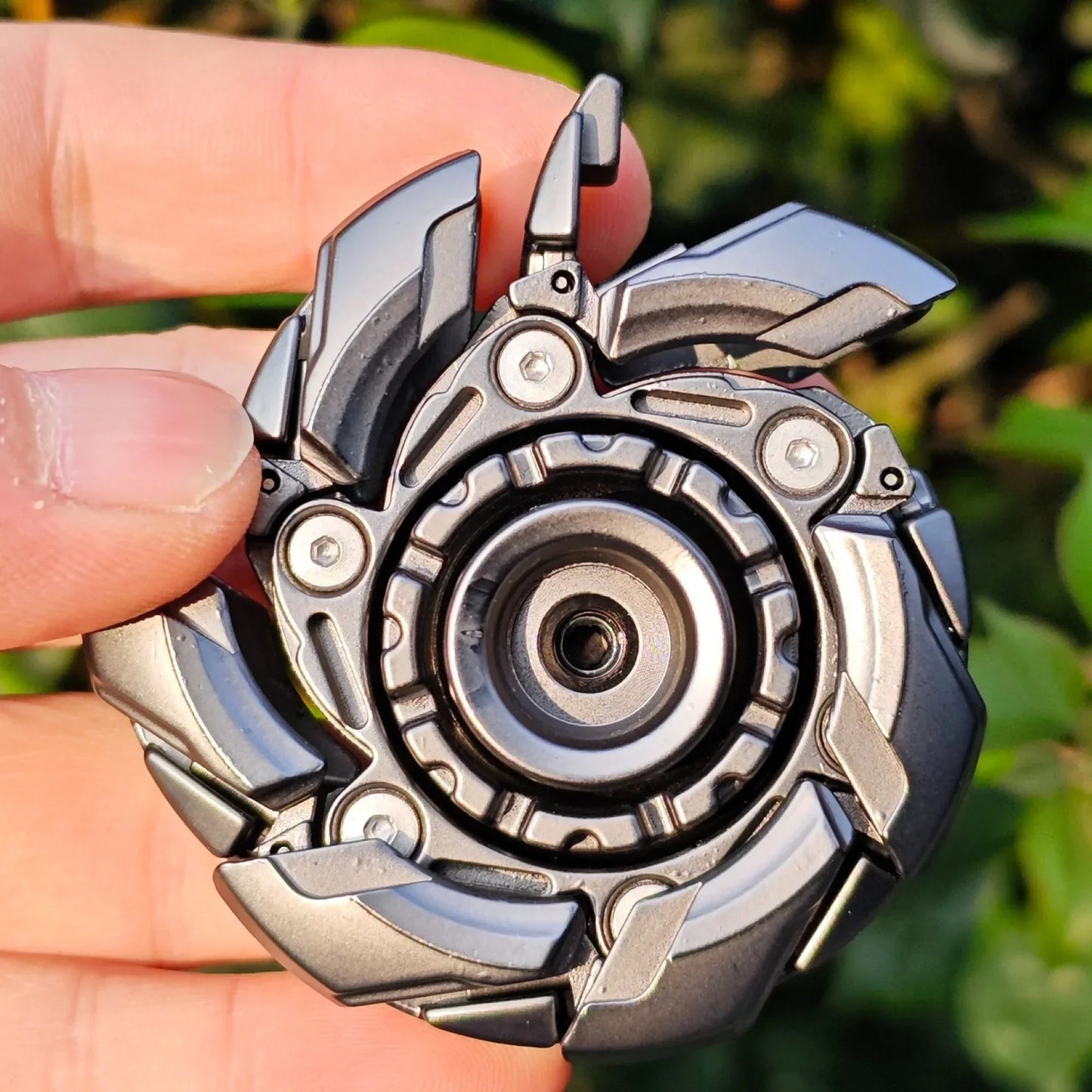 EDC Fidget Sliders Fidget Toys Stress Relief For Adults Magnetic Metal Fidgety Mood Buster Open Armor Spinning TopFidget Toys