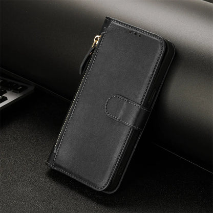 Zipper Leather Phone Wallet Case Book For Samsung Galaxy M62 M56 M55 M54 M53 M52 M36 M35 M34 M33 M32 M15 M12 F16 F06 Flip Cover
