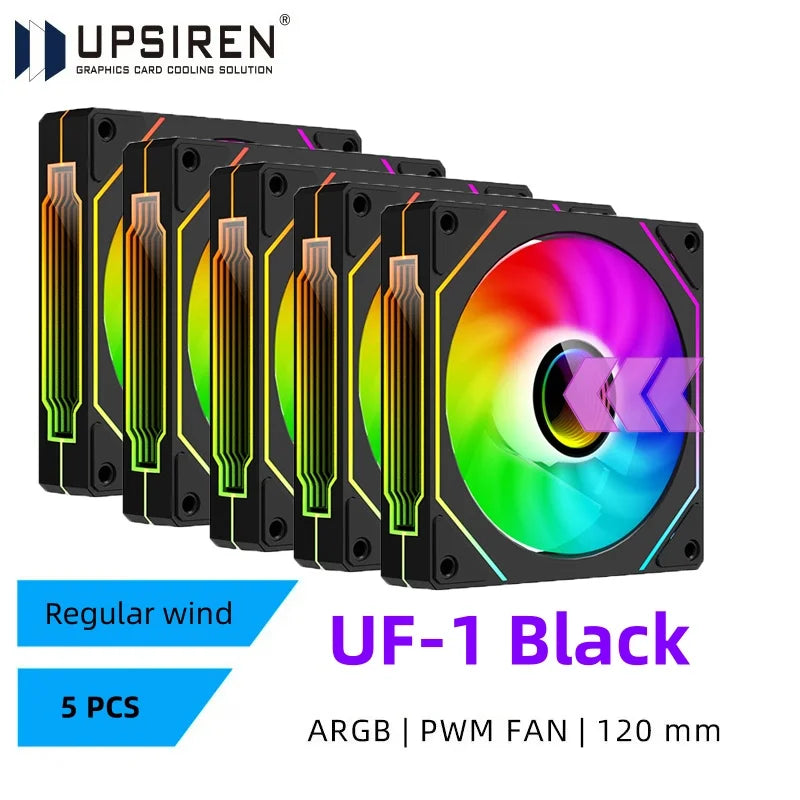 UPSIREN UF-1 PRISM 4 PRO 120mm ARGB PWM Case Fan