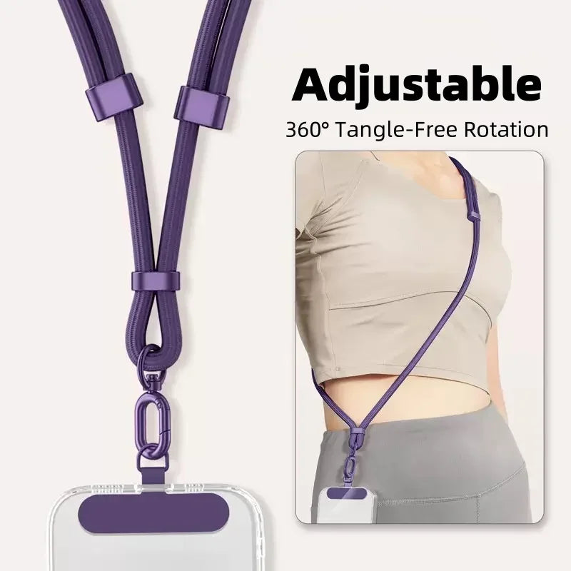 Adjustable Crossbody Phone Lanyard Strap