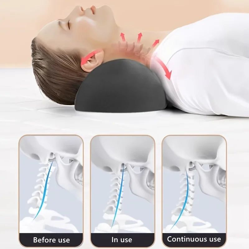 Memory Cotton Cervical Pillow Sleeping Neck Pillow for Protecting The Cervical Spine Cozy Removable Portable Home Accessories