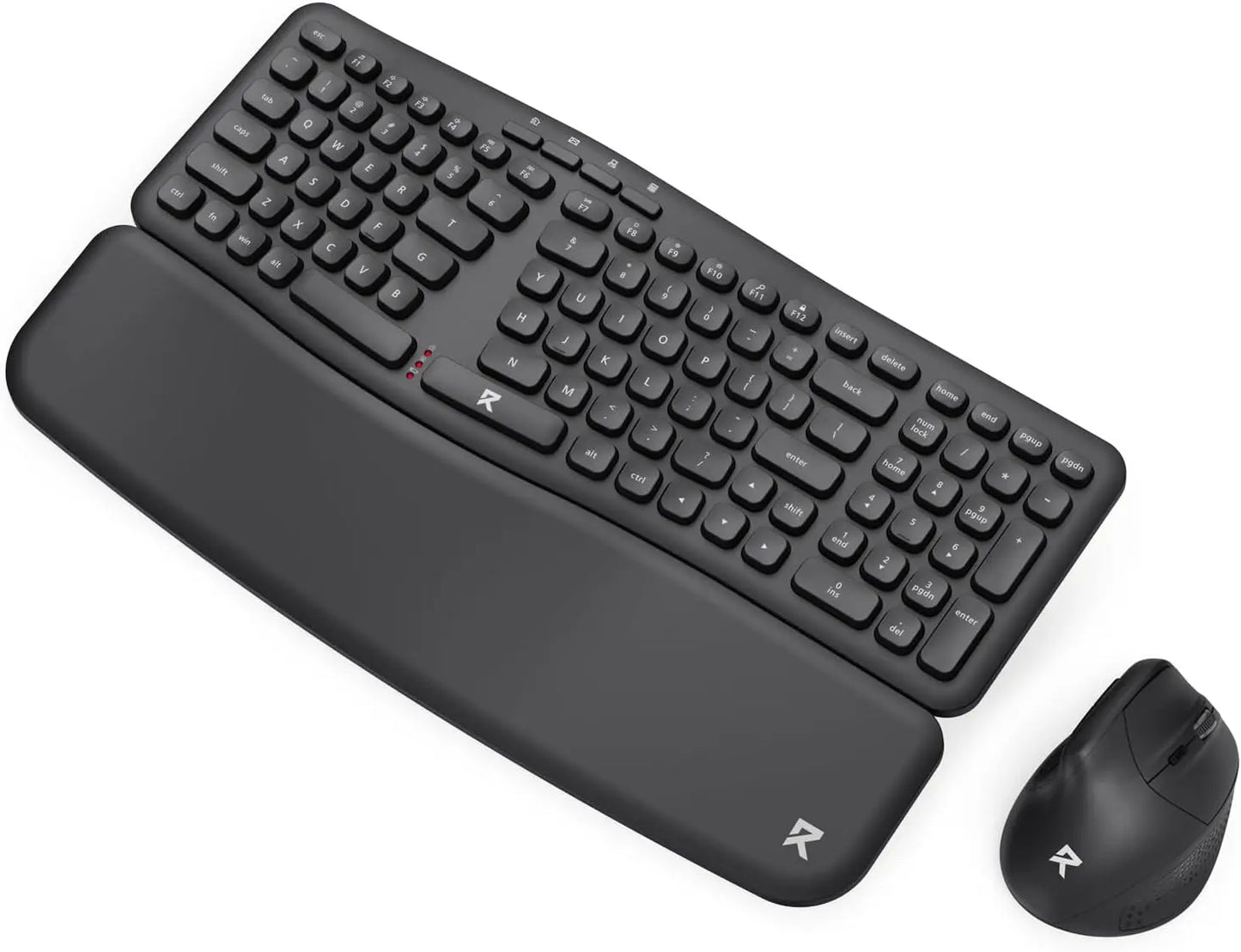 Redragon BS7162 Wireless Keyboard and Mouse Combo, 108 Keys 2.4Ghz Wireless Low-Profile Membrane Keyboard