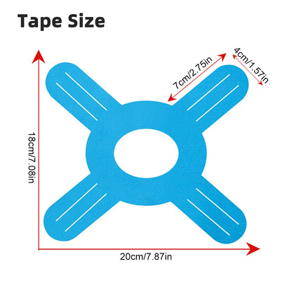 5PCS Kinesiology Tape for Knees, Knee Support Tape, Precut Knee Tape for Knee Stability, Athletic Tape, Kinetic Tapes for Knees