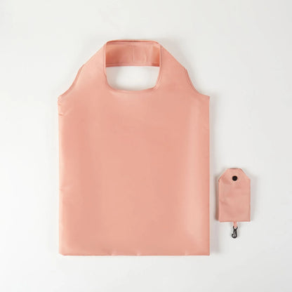 In The Case of Women's Solid-color Eco-friendly, Foldable and Reusable Shopping Bags for Polyester Travel Groceries