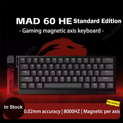 MADLIONS Mad 60he Mad60HE Mad 68HE Mechanical Keyboard Magnetic Switch Wired Hot Swap 8K Polling Rate Customized Gaming keyboard