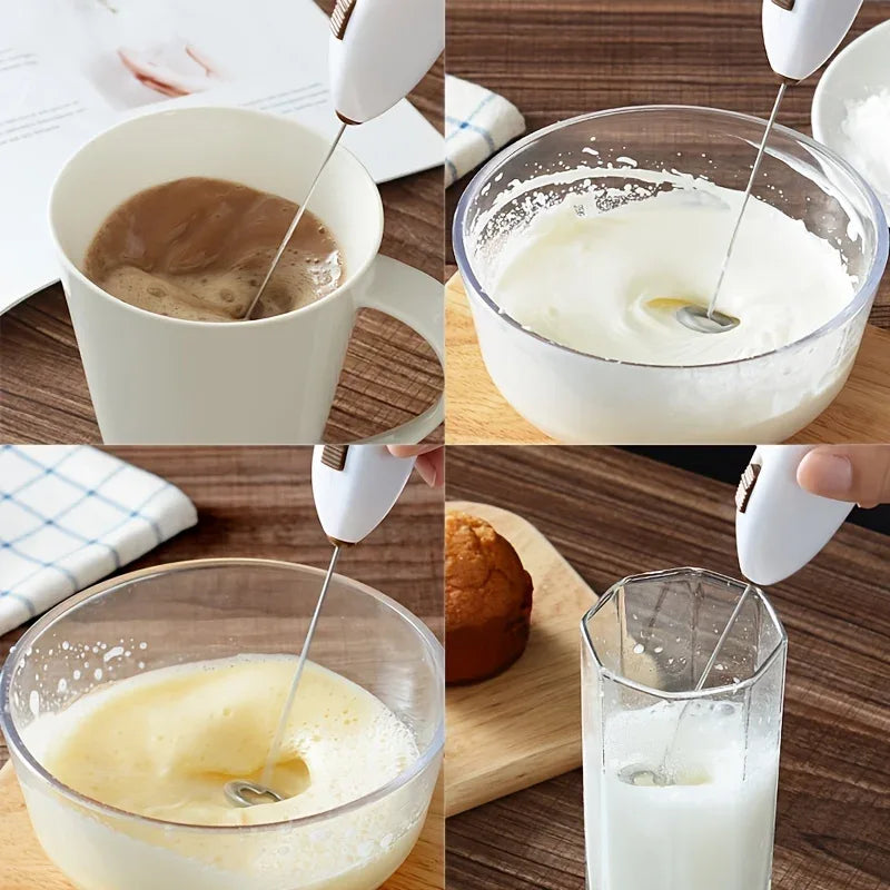 Handheld Electric Milk Frother & Egg Beater Mixer