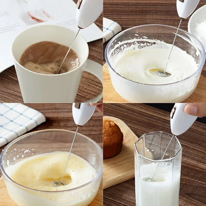 Handheld Electric Milk Frother & Egg Beater Mixer