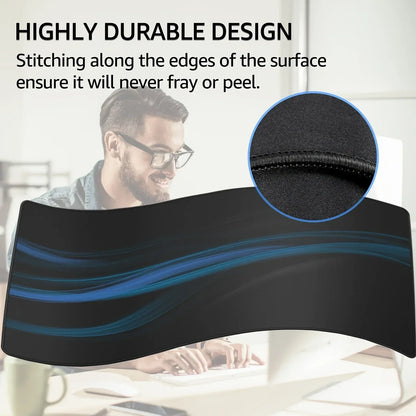 1PC Large Mouse Pads For Desk, Gaming Mouse Pad, Mouse Pad with Stitched Edges and Non-Slip Rubber Base, Extended Mouse Pad - Urbizia