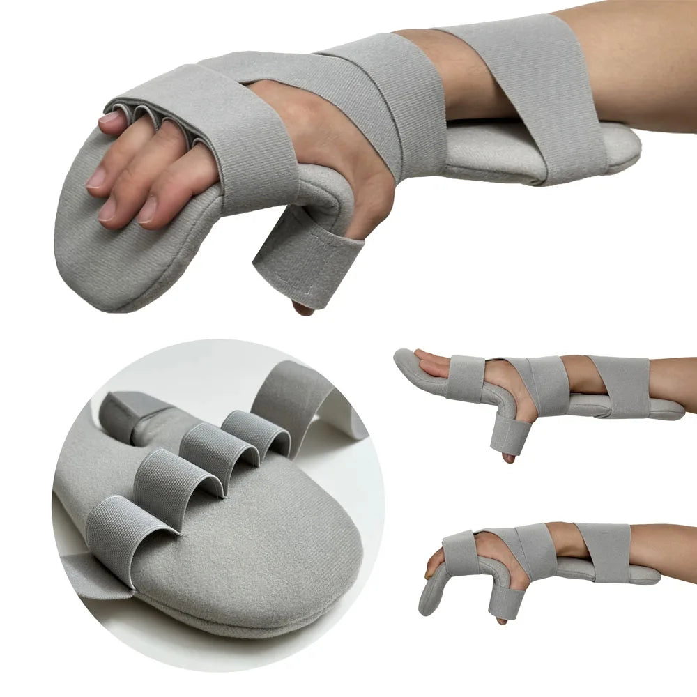 1pc Rehabilitation Finger Separator Board, Hand Flexion Correction Straightening Device, Genuine Orthotic Finger Spreader