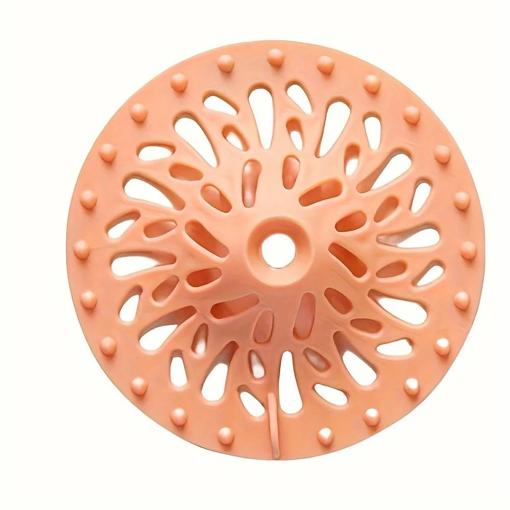 Hair Catcher Shower Drain Strainer Filter for Bathroom Bathtub Kitchen Sink Anti Clogging Cover Accessories Easy Install