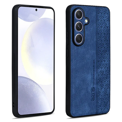 Matte Leather Shockproof Back Case for Samsung Galaxy S25