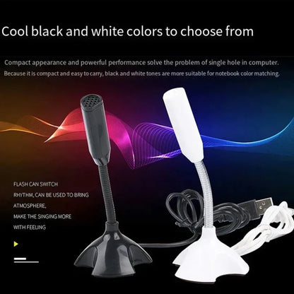 USB Condenser Microphone with Stand for PC Gaming & Streaming