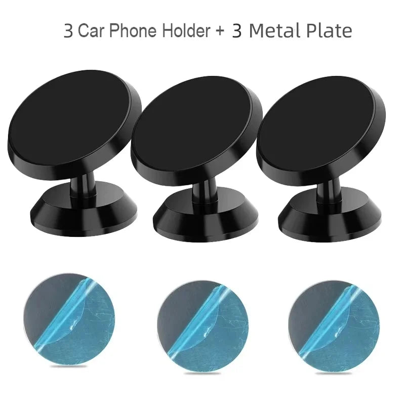 Magnetic Phone Car Holder Universal Magnetic Mount Bracket Stick on Car Dashboard Wall for iPhone Xiaomi Huawei Car Phone Holder