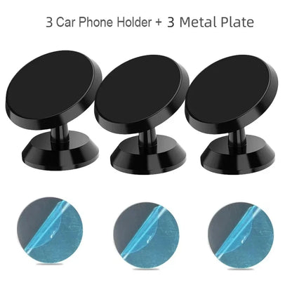 Magnetic Phone Car Holder Universal Magnetic Mount Bracket Stick on Car Dashboard Wall for iPhone Xiaomi Huawei Car Phone Holder