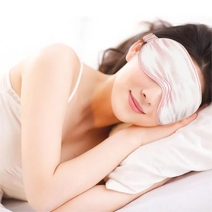 Silk Sleep Eye Mask – Light Blocking Travel Eyeshade