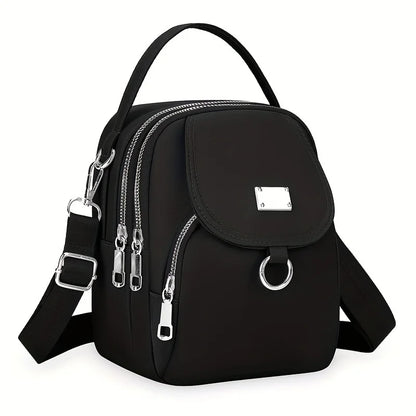Hot Crossbody Bag Solider Color For Women Fashion Portable Casual Bag Students Cross Body Shoulder Bag