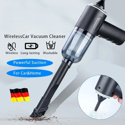 9000Pa Wireless Car Vacuum Cleaner USB Charging 1200mAh Portable Cleaning Appliance Mini Wet and Dry Vacuum Cleaner Household - Urbizia