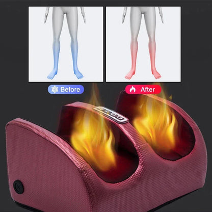 Electric Foot Massager – Shiatsu Kneading & Deep Tissue Relaxation - Urbizia