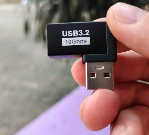 90° USB 3.0 Right Angle Extension Adapter