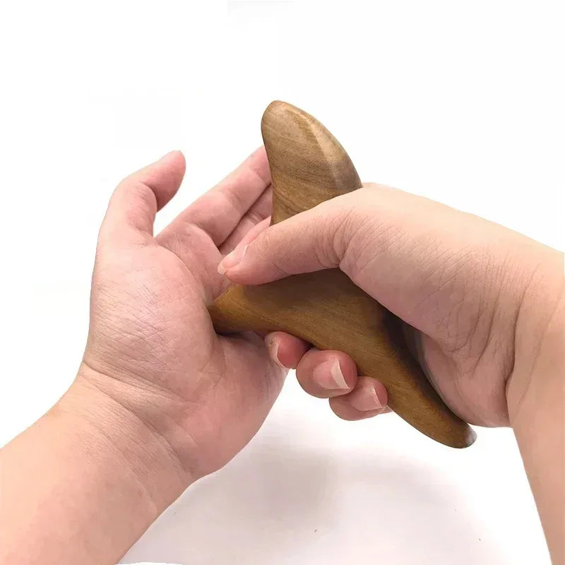 1pc Trigger Point Massage Gua Sha Tools Professional Lymphatic Drainage Tool Wood Therapy Massage Tools for Back Neck Leg Hand - Urbizia