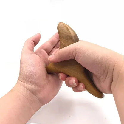 1pc Trigger Point Massage Gua Sha Tools Professional Lymphatic Drainage Tool Wood Therapy Massage Tools for Back Neck Leg Hand - Urbizia