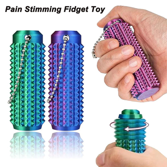 3D Printed Little Ouchie Fidget Toys Portable Mini Spiky Grippie Stim Stress Relief Toys Keychain Stimming Autism Adults Gifts