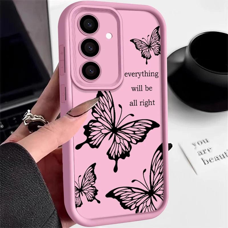 Butterfly Soft Silicone Case for Samsung Galaxy Series