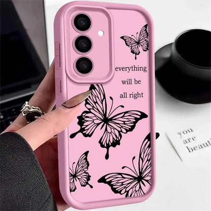 Butterfly Soft Silicone Case for Samsung Galaxy Series