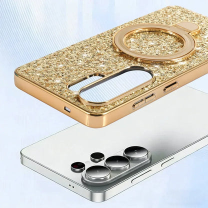 Starry Glitter Folding Stand Case for Samsung Galaxy