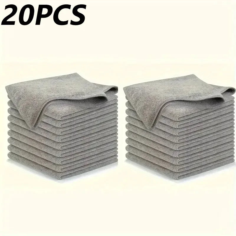 Thicken Microfiber Cleaning Cloths Lint Free Microfiber Cleaning Towel Cloths Reusable Cleaning Towels Absorbent for Car Window - Urbizia