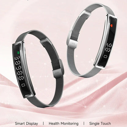 2026 New Fashion Women Smart Bracelet Sport Mode Fitness Tracker Heart Rate Health Monitoring IP68 Waterproof Smart Watch Men - Urbizia