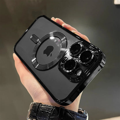 Luxury Magnetic Clear Case for iPhone Shockproof