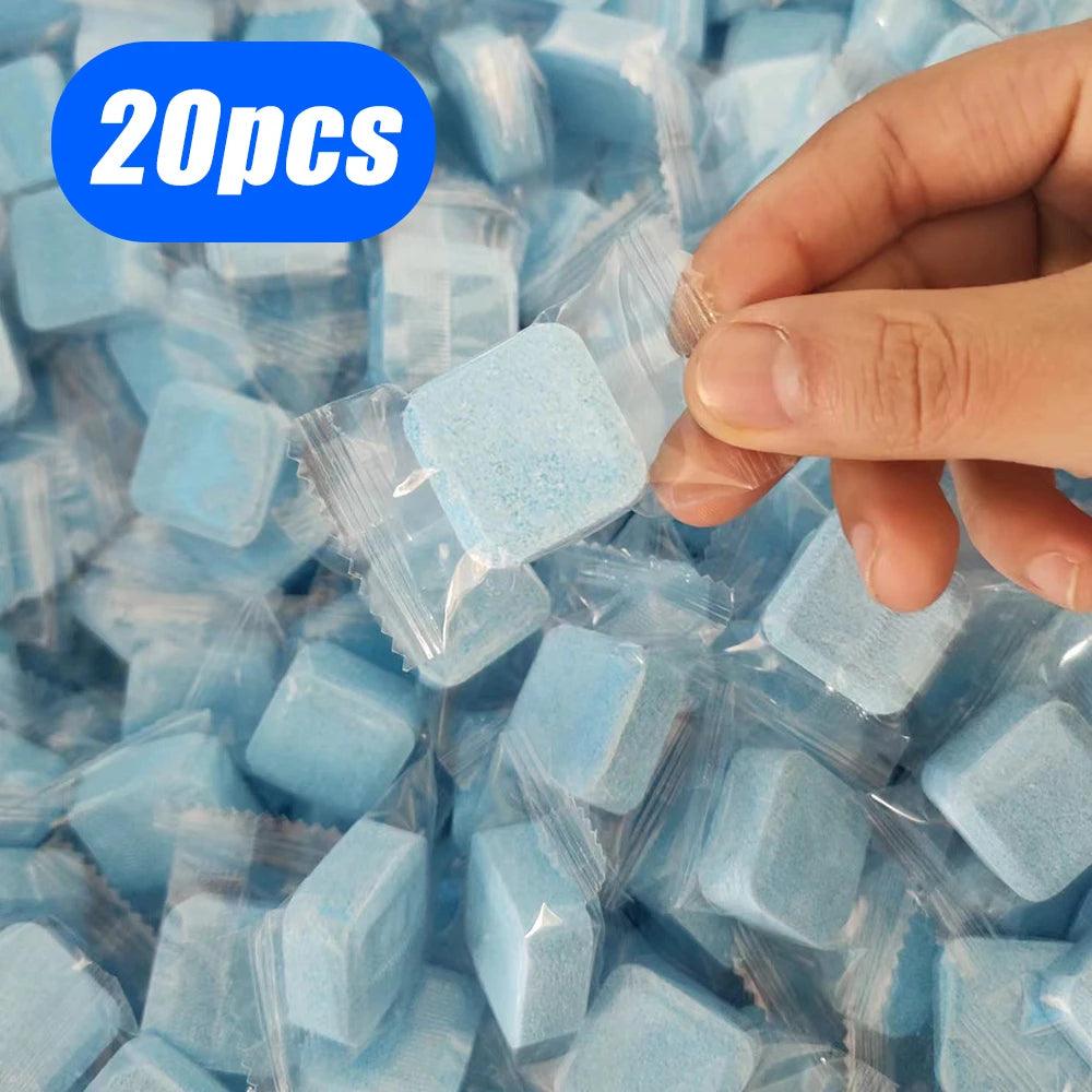 3-20Pcs Toilets Cleaning Effervescent Tablet Toilet Cleaner Deodorant Remover Urine Stain Yellow Dirt Home Batnroom Cleaning