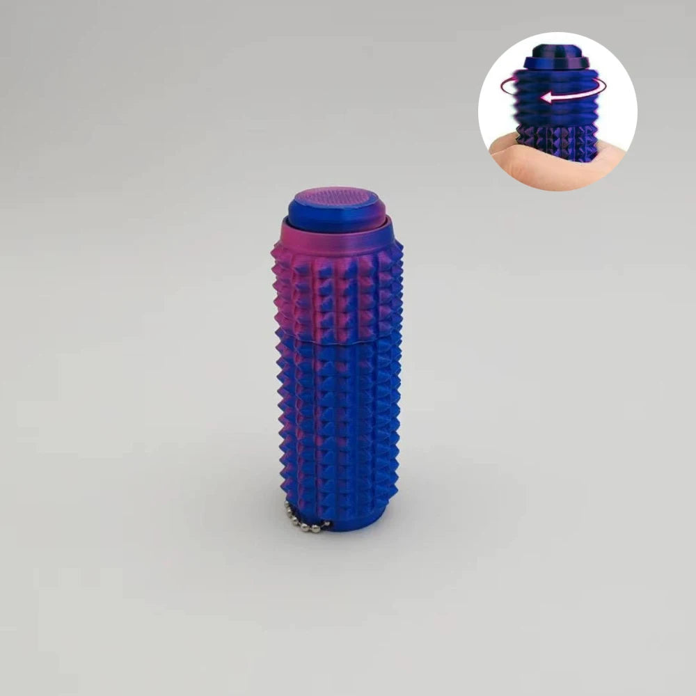 3D Printed Little Ouchie Fidget Toys Portable Mini Spiky Grippie Stim Stress Relief Toys Keychain Stimming Autism Adults Gifts