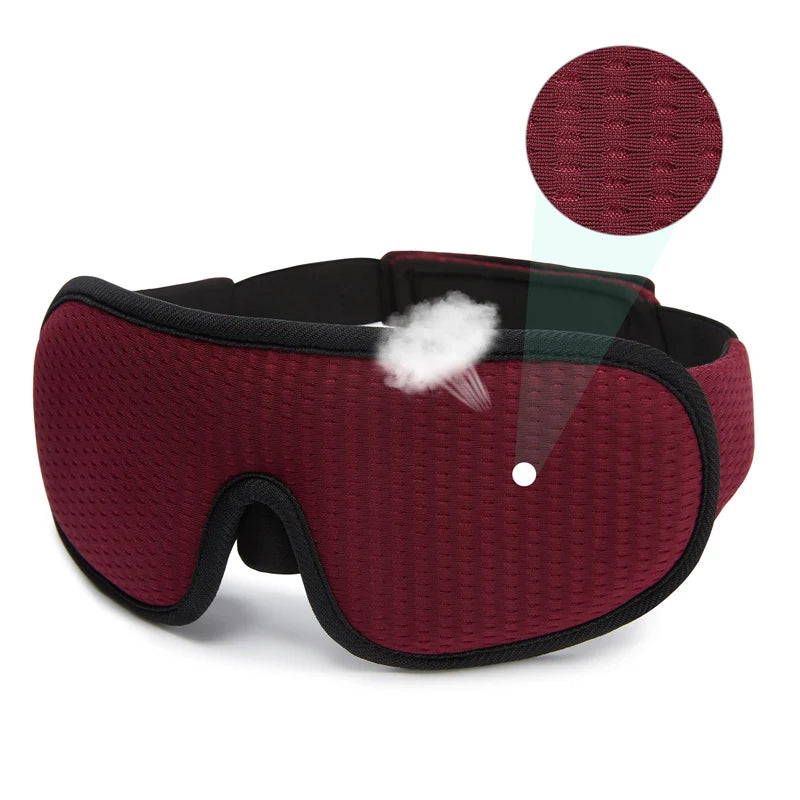 New Brand 3D Sleeping Mask Block Out Light Sleep Mask For Eyes Slaapmasker Eye Shade Blindfold Sleeping Aid Face Mask Eyepatch