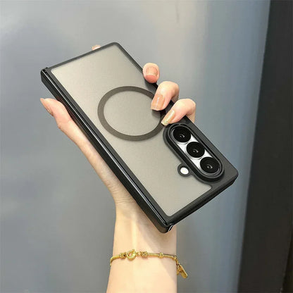 MagSafe Matte Transparent Case for Samsung Galaxy Z Fold 7